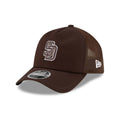San Diego Padres MLB Batting Practice 2026 Dark Brown 9FORTY Apex Adjustable Cap-zelvios