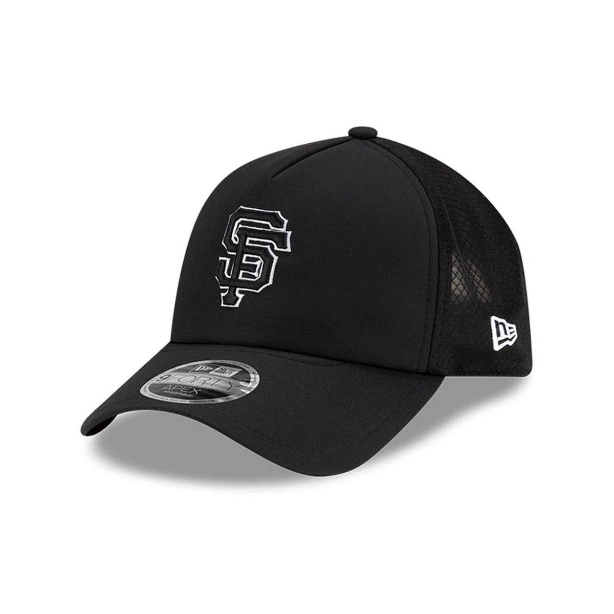 San Francisco Giants MLB Batting Practice 2026 Black 9FORTY Apex Adjustable Cap-zelvios