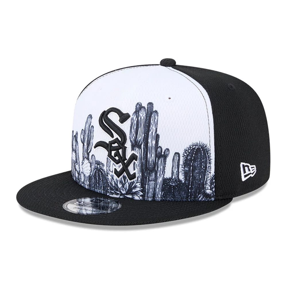 Chicago White Sox MLB Grow Black 9FIFTY Snapback Adjustable Cap-zelvios