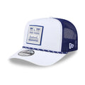 LA Dodgers MLB Lines White 9FIFTY A-Frame Snapback Adjustable Cap-zelvios