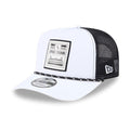 Chicago White Sox MLB Lines Black 9FIFTY A-Frame Snapback Adjustable Cap-zelvios