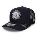 Atlanta Braves MLB Circles Navy 9SEVENTY Stretch Snap Adjustable Cap-zelvios