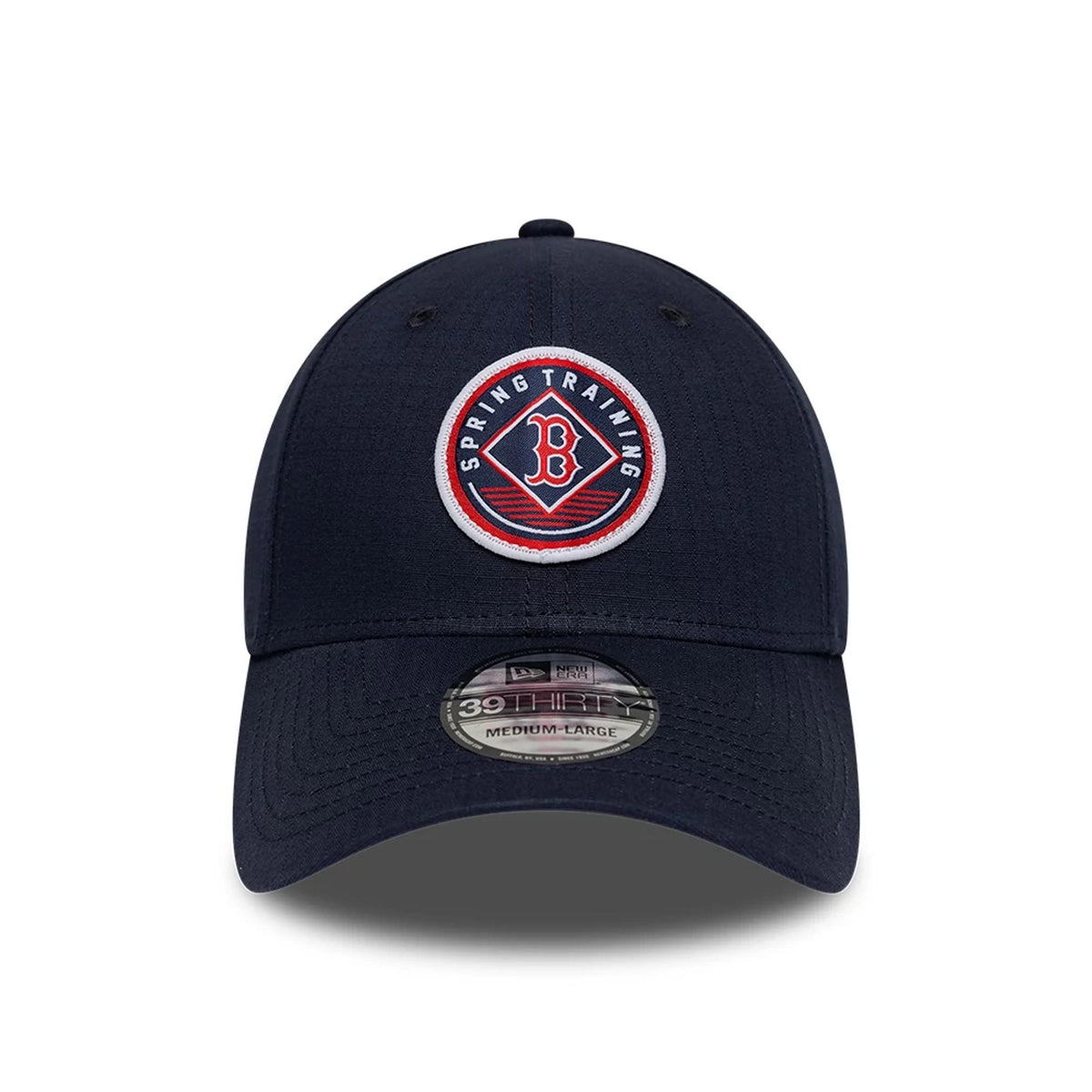 Boston Red Sox MLB Ripstop Navy 39THIRTY Stretch Fit Cap-zelvios