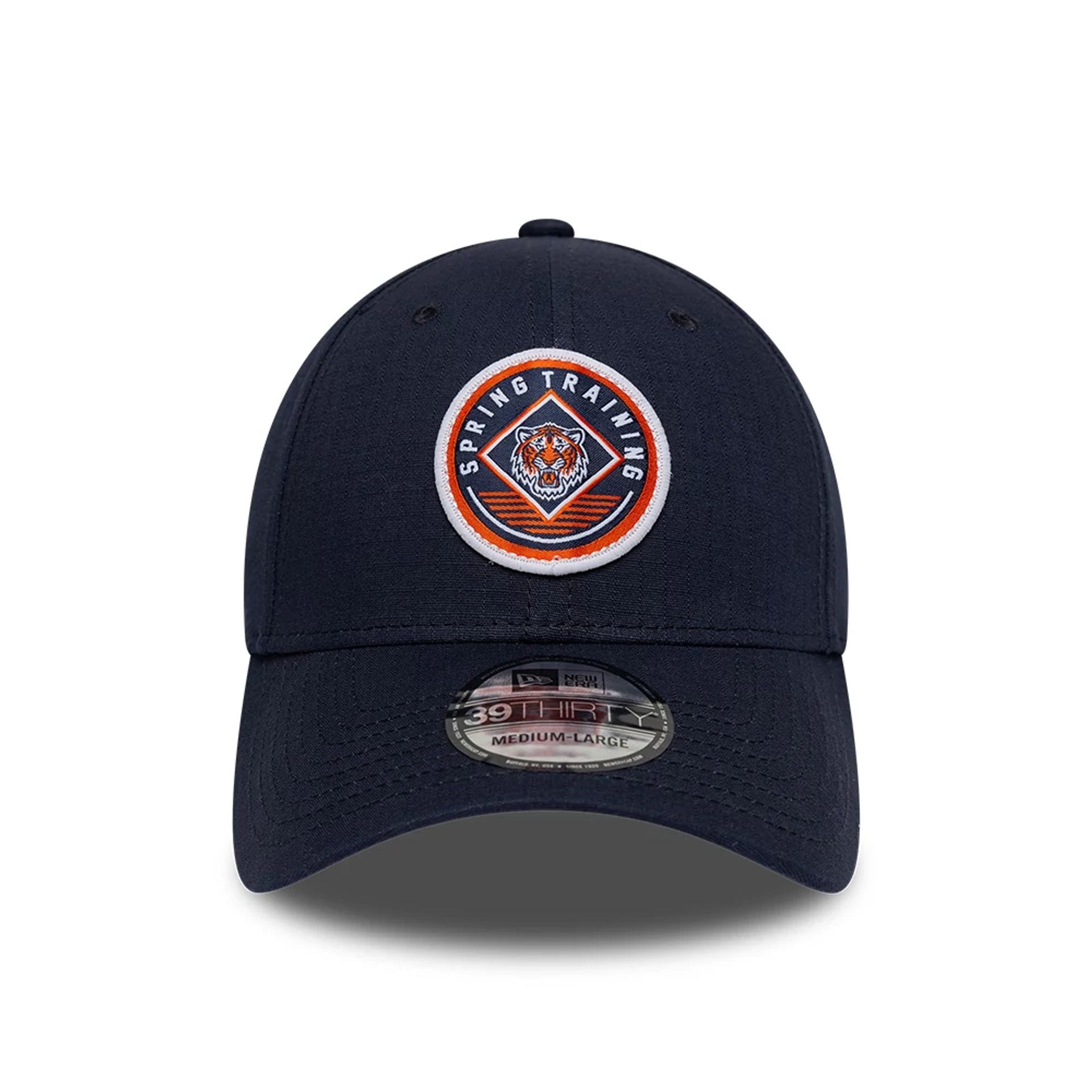 Detroit Tigers MLB Ripstop Navy 39THIRTY Stretch Fit Cap-kentox