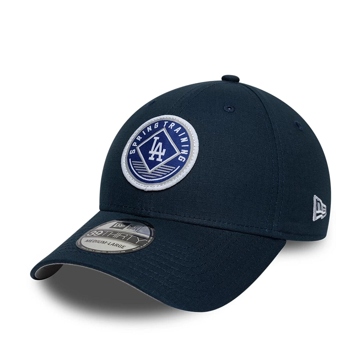 LA Dodgers MLB Ripstop Dark Blue 39THIRTY Stretch Fit Cap-zelvios
