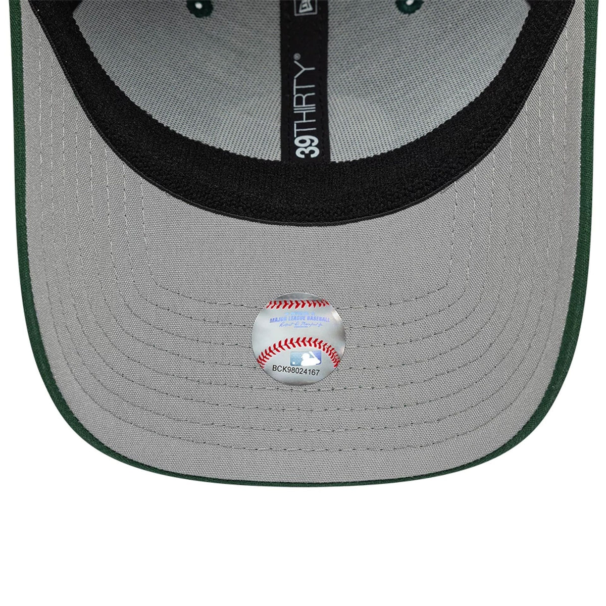 Athletics MLB Ripstop Dark Green 39THIRTY Stretch Fit Cap-zelvios