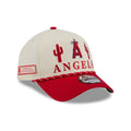 LA Angels MLB Rope Red 9FORTY A-Frame Adjustable Cap-zelvios