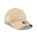 Atlanta Braves MLB Colours Light Beige 9TWENTY Adjustable Cap-zelvios