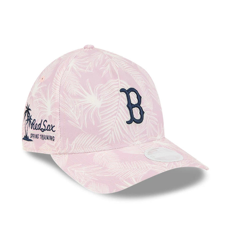 Boston Red Sox Womens MLB Pastel Pastel Pink 9TWENTY A-Frame Adjustable Cap-zelvios