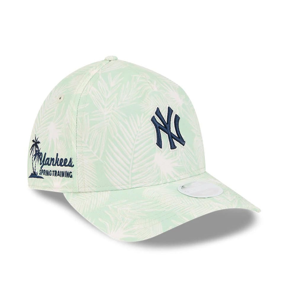 New York Yankees Womens MLB Pastel Green 9TWENTY A-Frame Adjustable Cap-zelvios