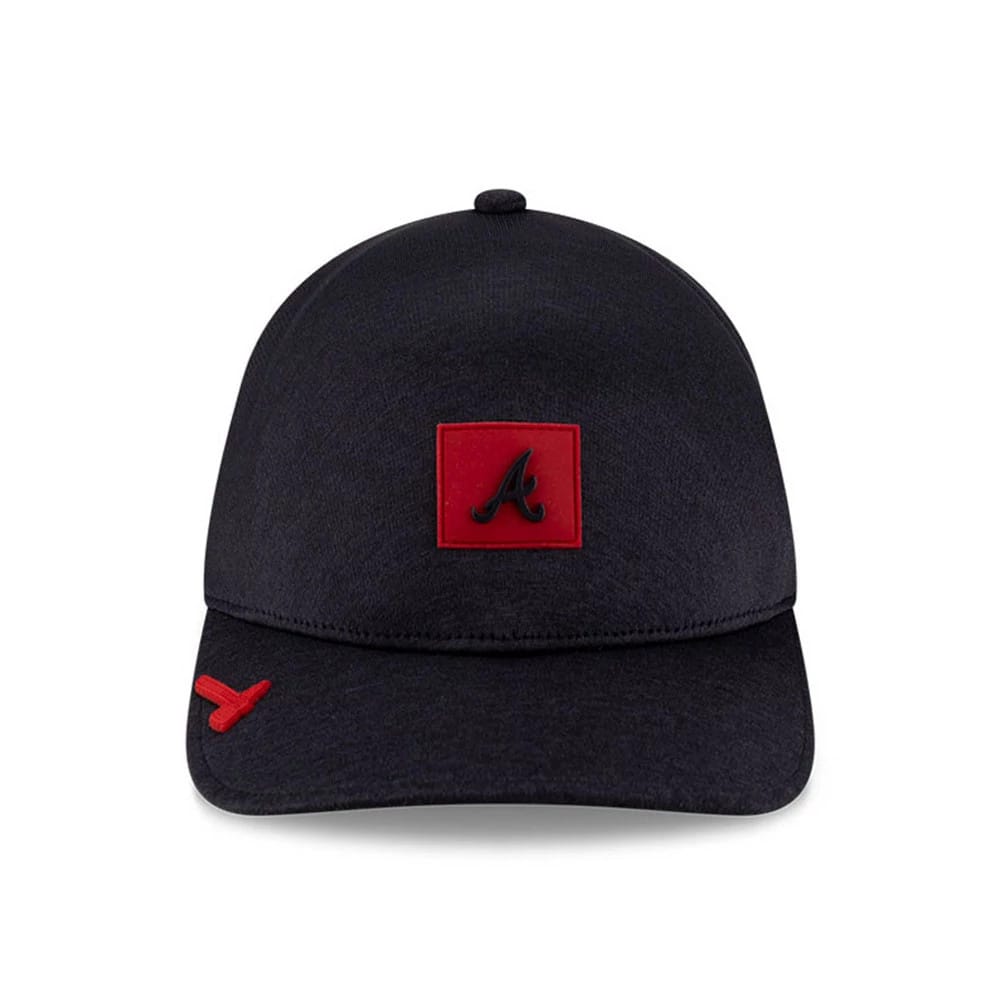 Atlanta Braves MLB Clubhouse Navy 39THIRTY Infinity Stretch Fit Cap-zelvios