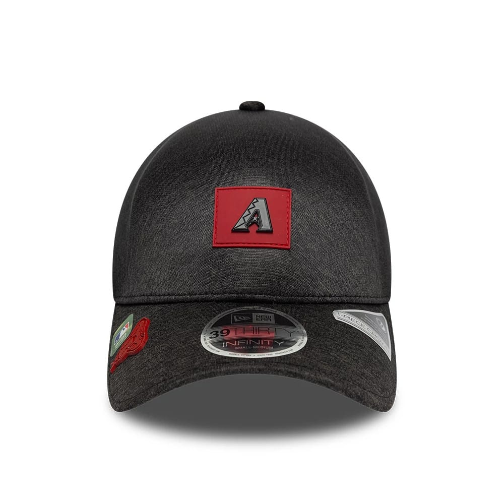Arizona Diamondbacks MLB Clubhouse Black 39THIRTY Infinity Stretch Fit Cap-zelvios