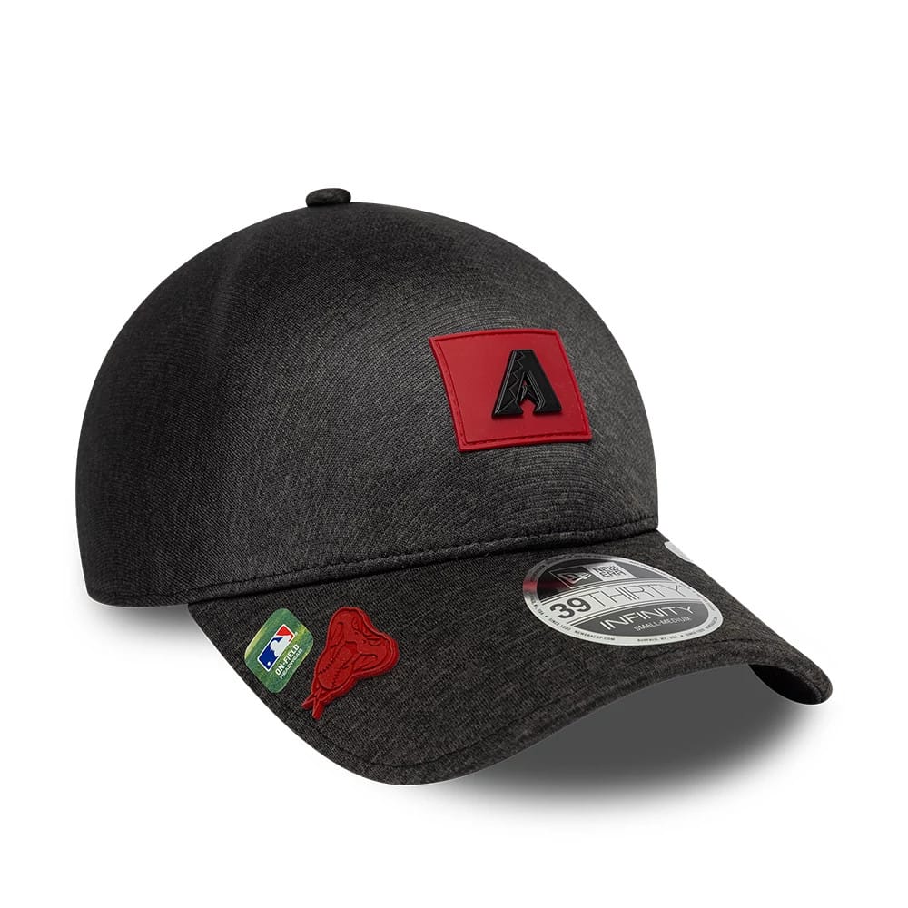 Arizona Diamondbacks MLB Clubhouse Black 39THIRTY Infinity Stretch Fit Cap-zelvios
