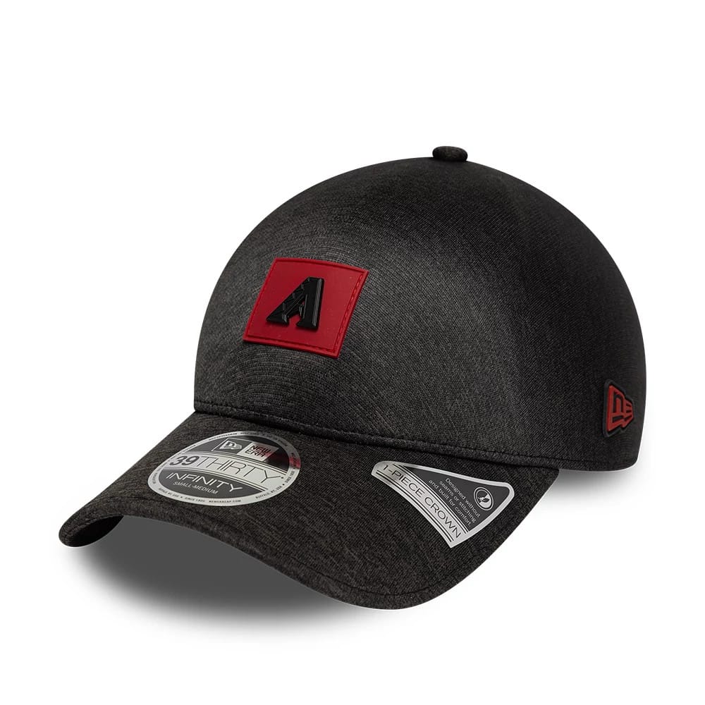 Arizona Diamondbacks MLB Clubhouse Black 39THIRTY Infinity Stretch Fit Cap-zelvios