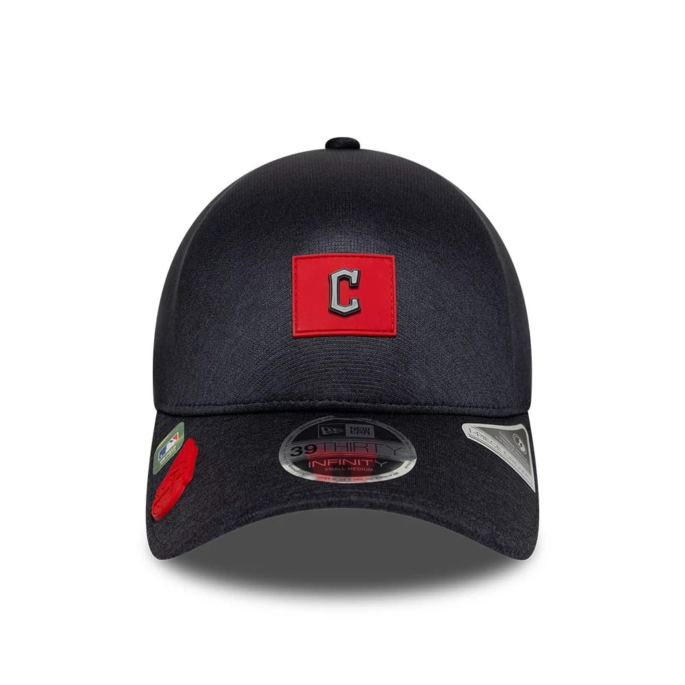 Cleveland Guardians MLB Clubhouse Navy 39THIRTY Infinity Stretch Fit Cap-kentox