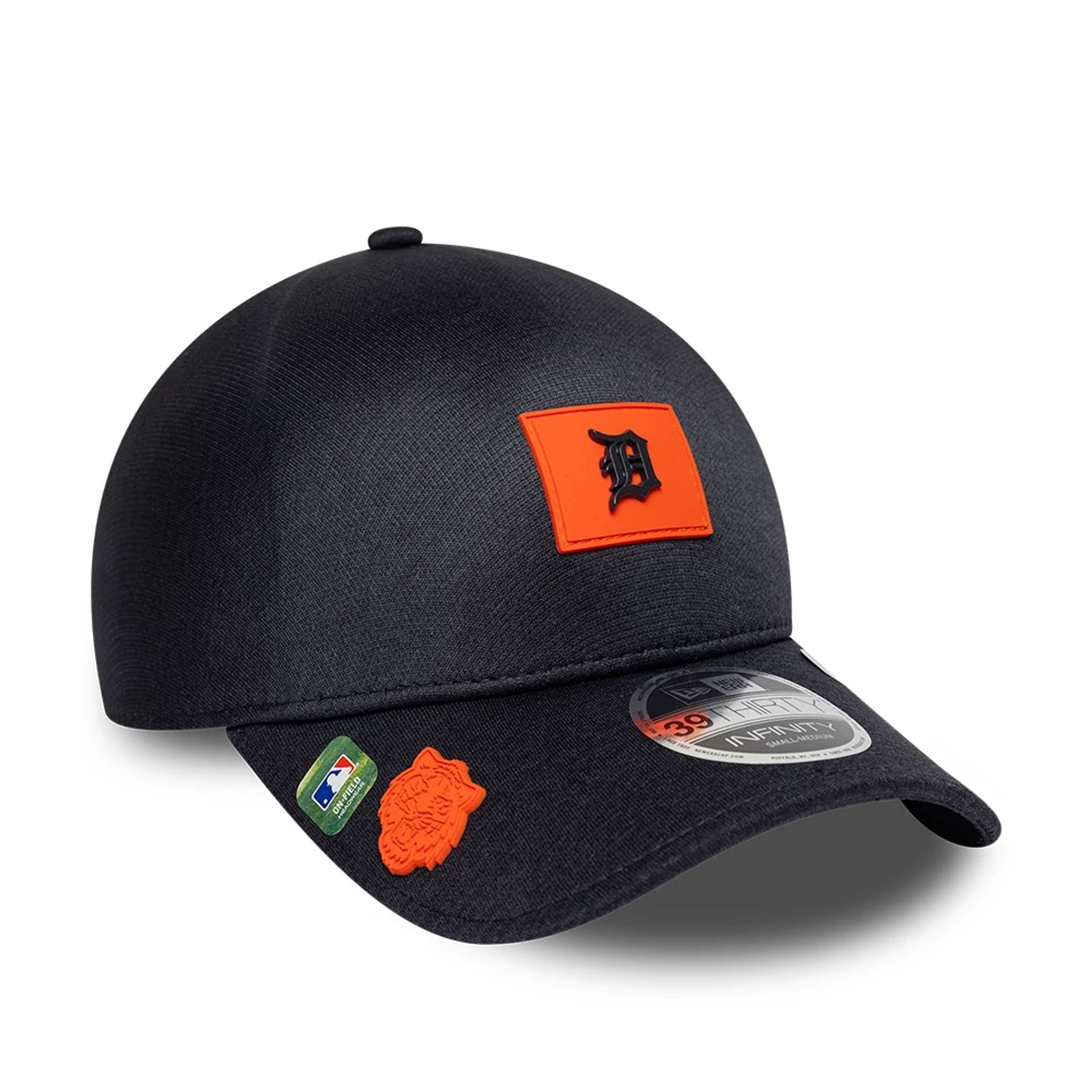 Detroit Tigers MLB Clubhouse Navy 39THIRTY Infinity Stretch Fit Cap-kentox
