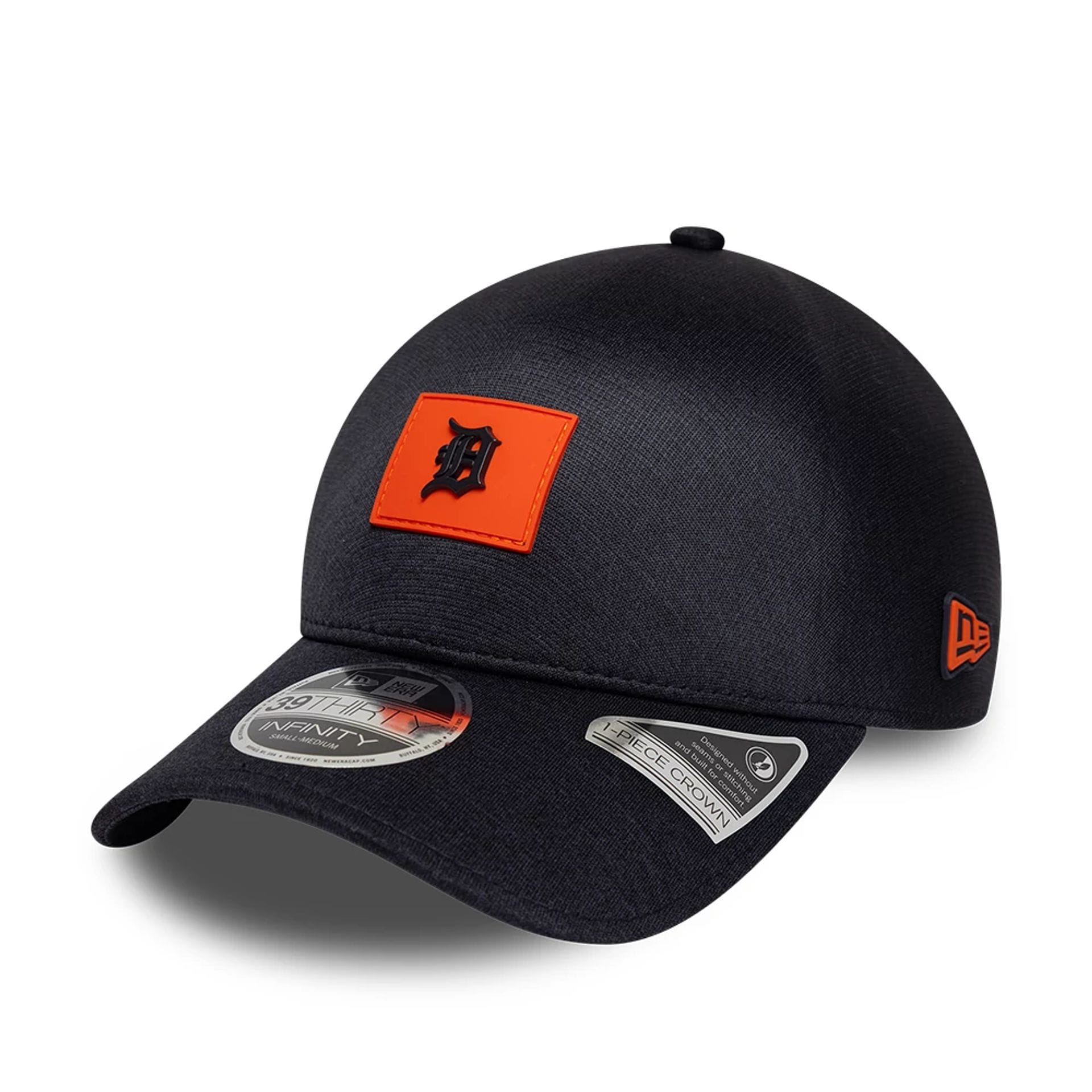 Detroit Tigers MLB Clubhouse Navy 39THIRTY Infinity Stretch Fit Cap-kentox