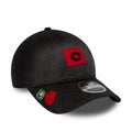 Cincinnati Reds MLB Clubhouse Black 39THIRTY Infinity Stretch Fit Cap-kentox