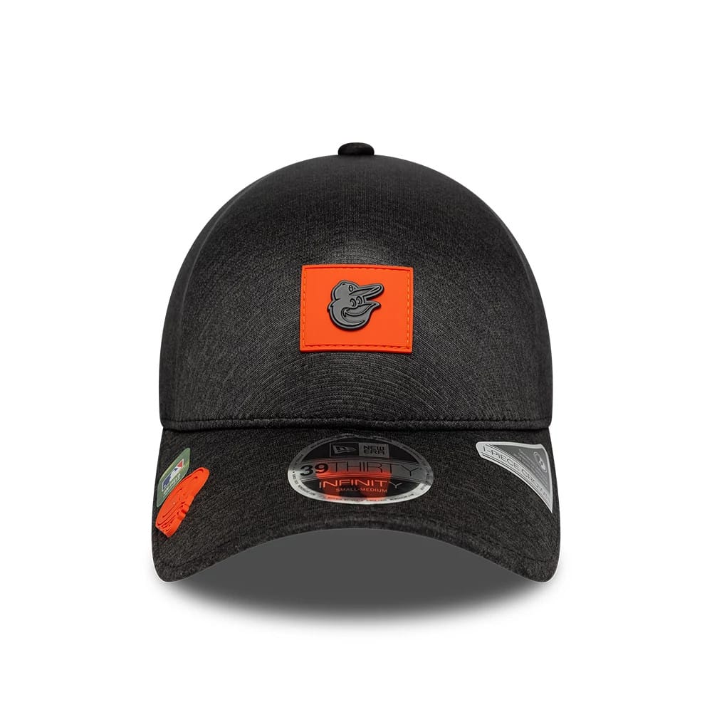 Baltimore Orioles MLB Clubhouse Black 39THIRTY Infinity Stretch Fit Cap-zelvios