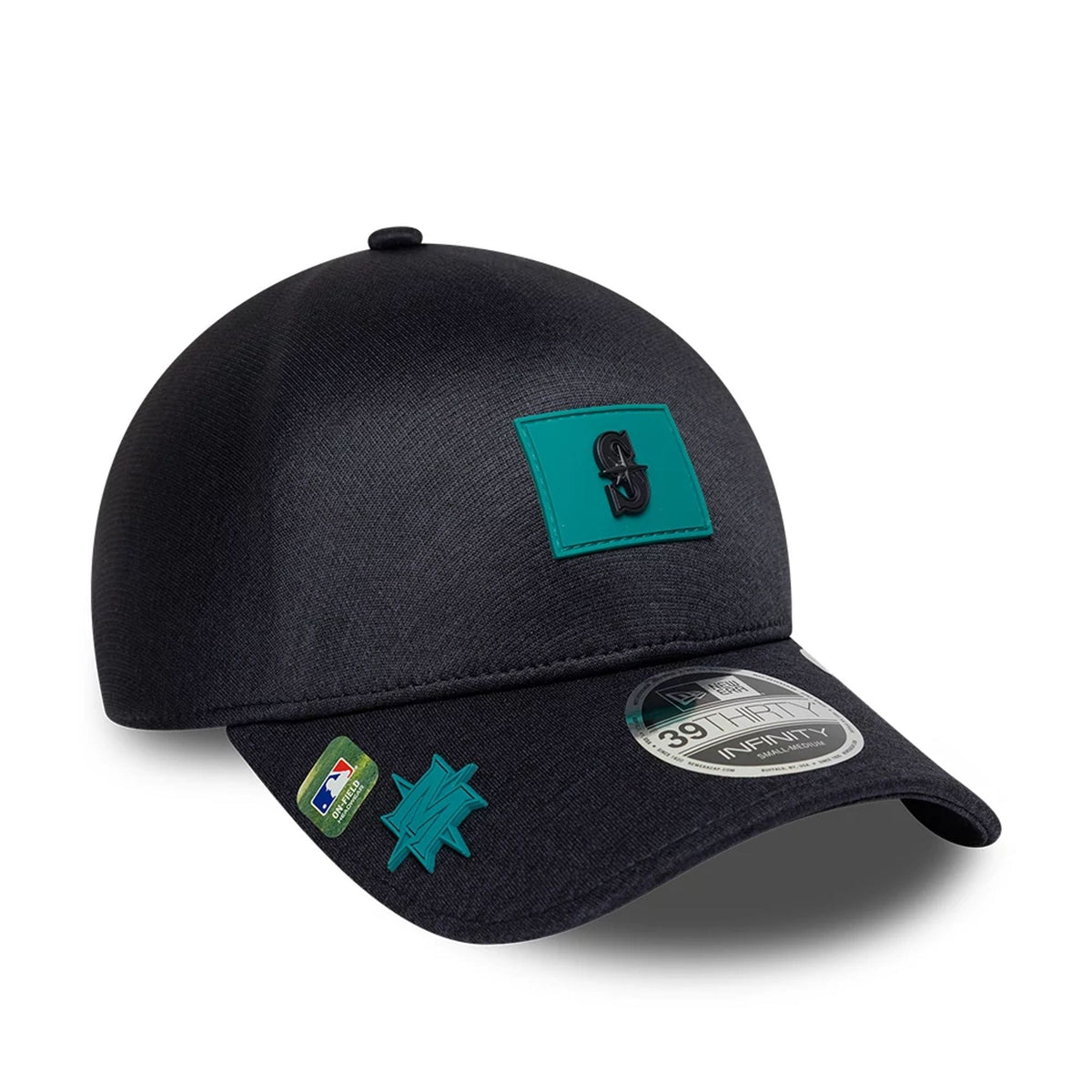 Seattle Mariners MLB Clubhouse Navy 39THIRTY Infinity Stretch Fit Cap-zelvios