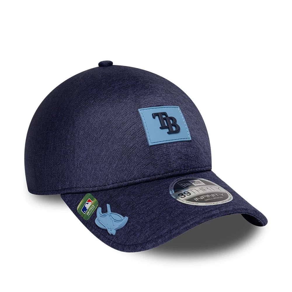 Tampa Bay Rays MLB Clubhouse Navy 39THIRTY Infinity Stretch Fit Cap-zelvios
