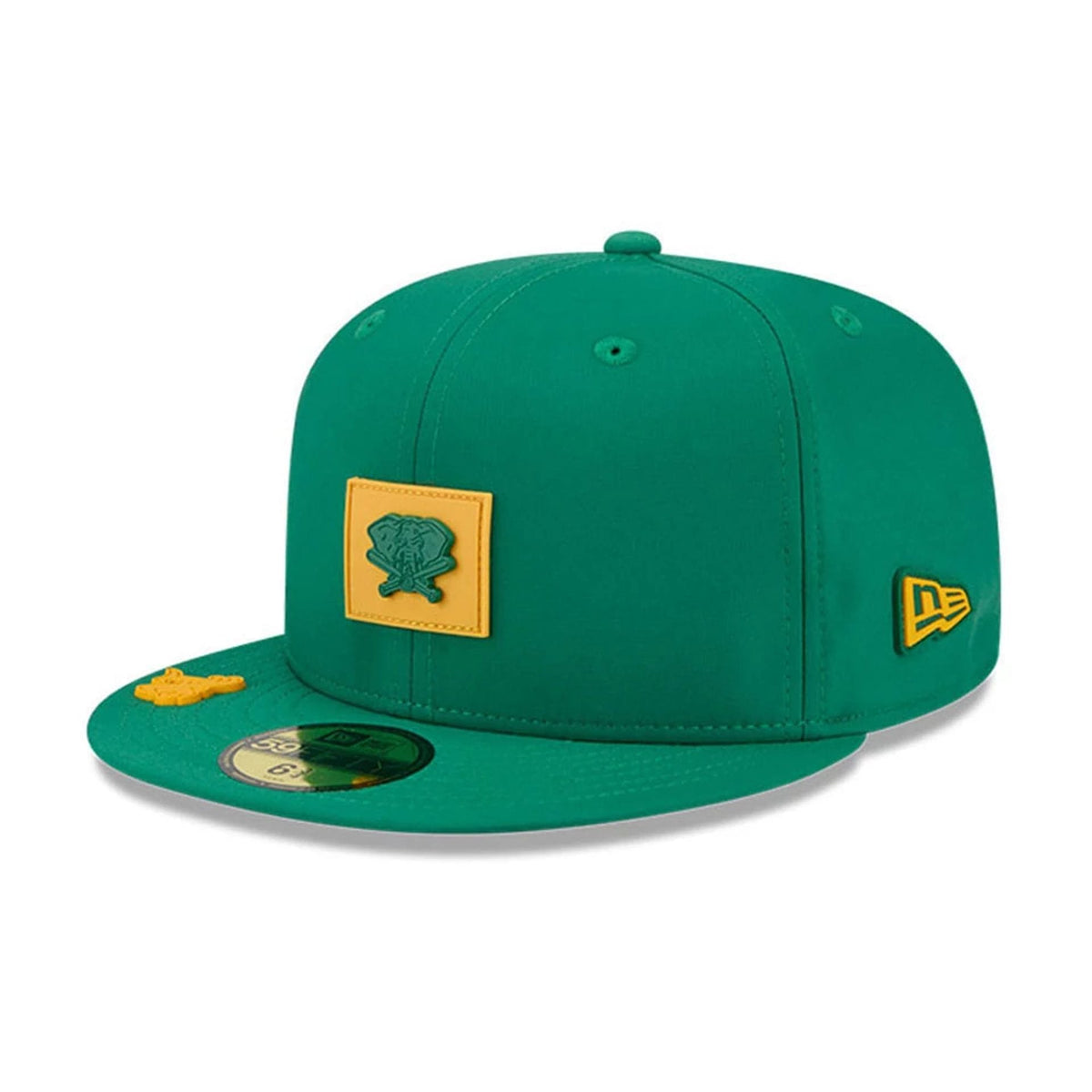 Athletics MLB Clubhouse Dark Green 59FIFTY Fitted Cap-zelvios