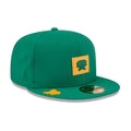 Athletics MLB Clubhouse Dark Green 59FIFTY Fitted Cap-zelvios