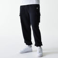 New Era Black Cargo Joggers-zelvios
