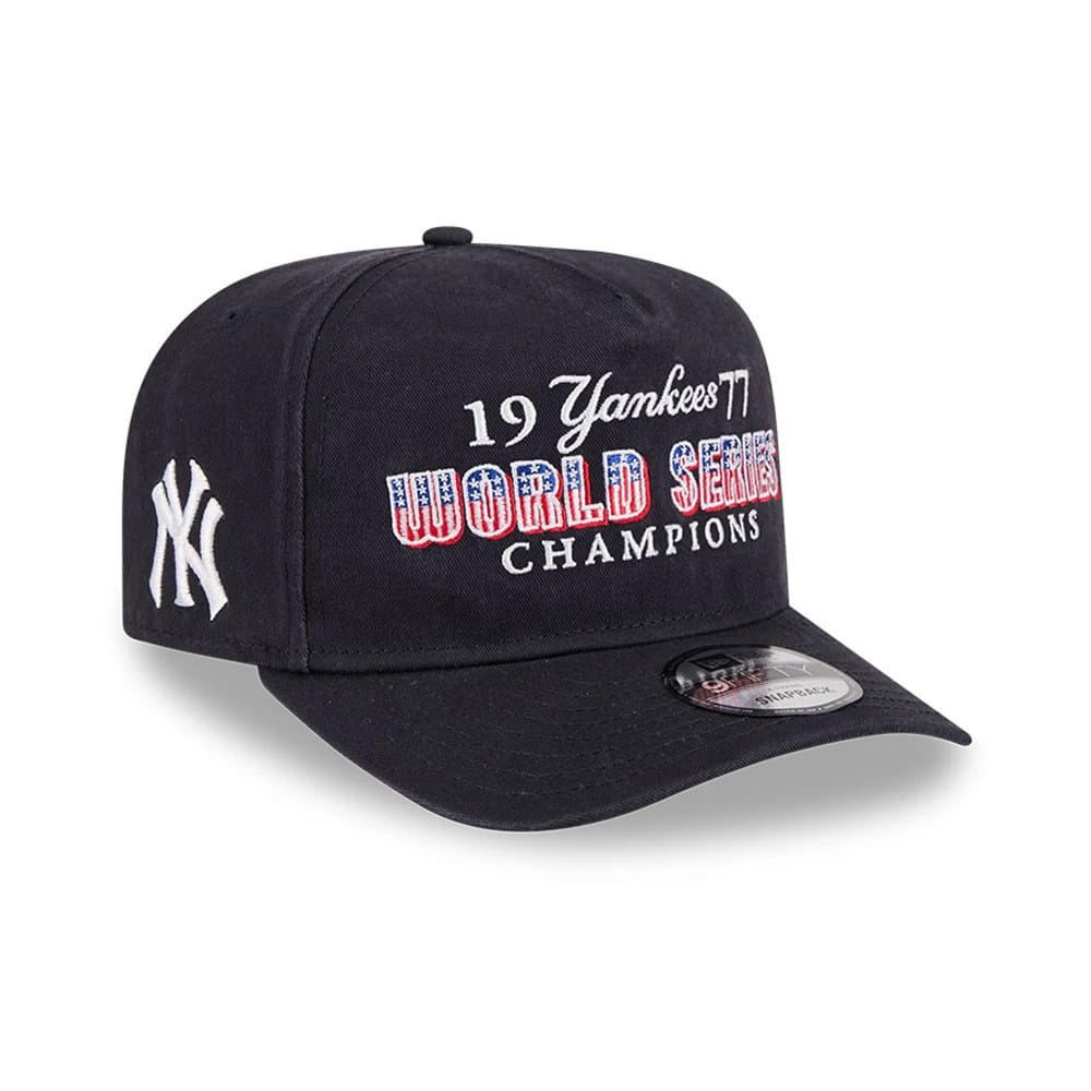 New York Yankees MLB Historic Navy 9FIFTY A-Frame Snapback Adjustable Cap-zelvios