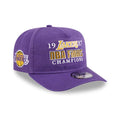 LA Lakers NBA Historic Purple 9FIFTY A-Frame Snapback Adjustable Cap-zelvios