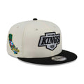 LA Kings NHL Localized White 9FIFTY Snapback Adjustable Cap-zelvios