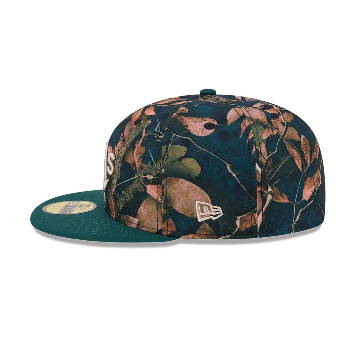 Athletics MLB Leaves Dark Green 59FIFTY Fitted Cap-zelvios
