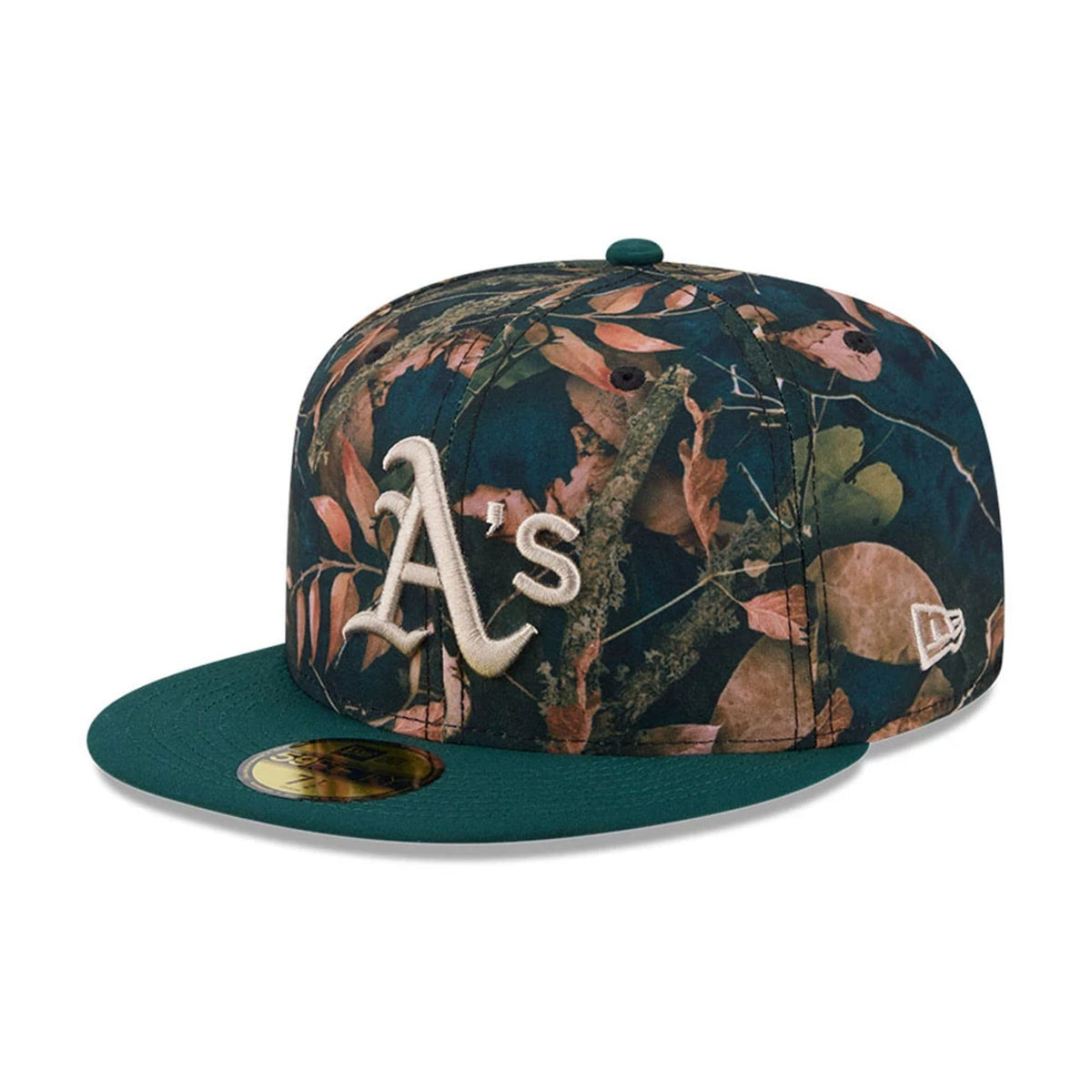 Athletics MLB Leaves Dark Green 59FIFTY Fitted Cap-zelvios