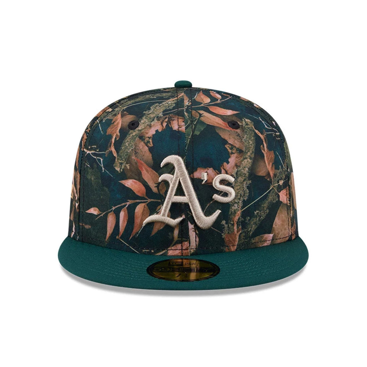 Athletics MLB Leaves Dark Green 59FIFTY Fitted Cap-zelvios
