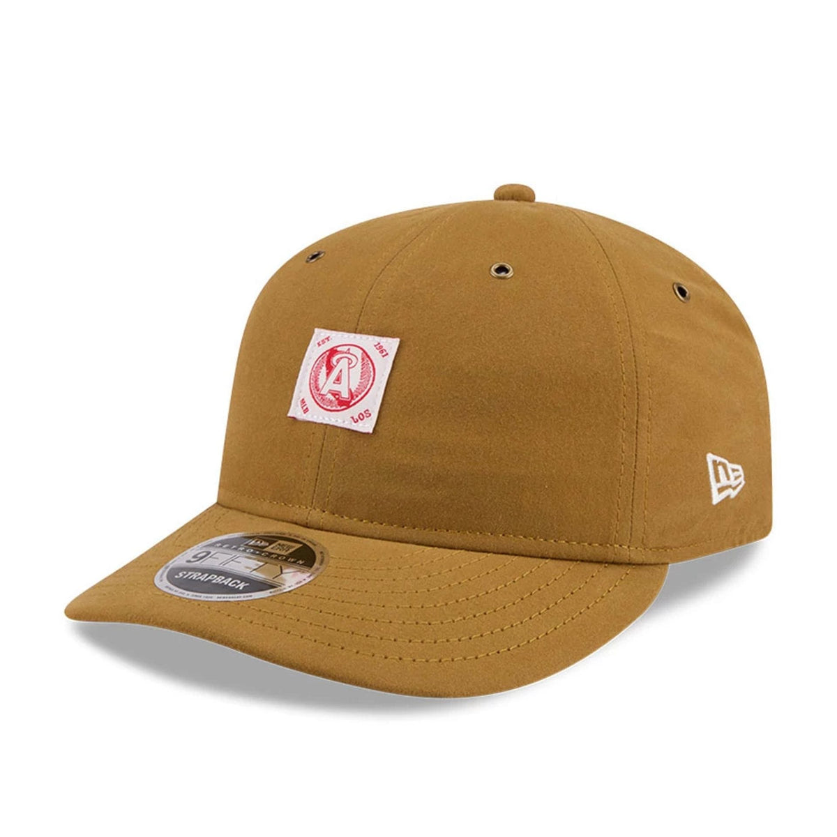 LA Angels MLB Brushed Dark Beige Retro Crown 9FIFTY Adjustable Cap-zelvios