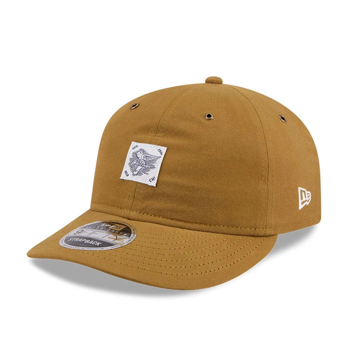 Chicago White Sox MLB Brushed Dark Beige Retro Crown 9FIFTY Adjustable Cap-zelvios