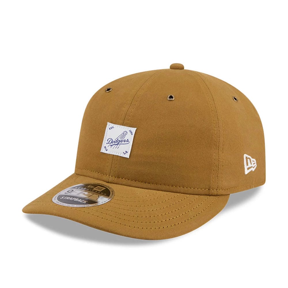 LA Dodgers MLB Brushed Dark Beige Retro Crown 9FIFTY Adjustable Cap-zelvios