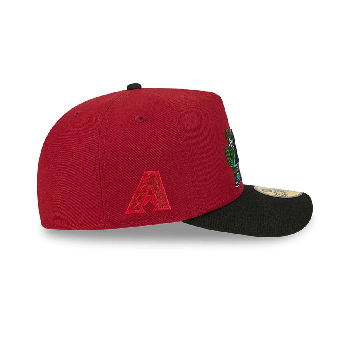 Arizona Diamondbacks MLB Cartoon Dark Red 59FIFTY A-Frame Fitted Cap-zelvios