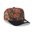 Detroit Tigers MLB Leaves Bright Orange 9FIFTY A-Frame Snapback Cap-kentox