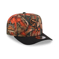 Chicago White Sox MLB Leaves Bright Orange 9FIFTY A-Frame Snapback Cap-zelvios