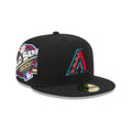 Arizona Diamondbacks MLB Hidden Hit Black 59FIFTY Fitted Cap-zelvios