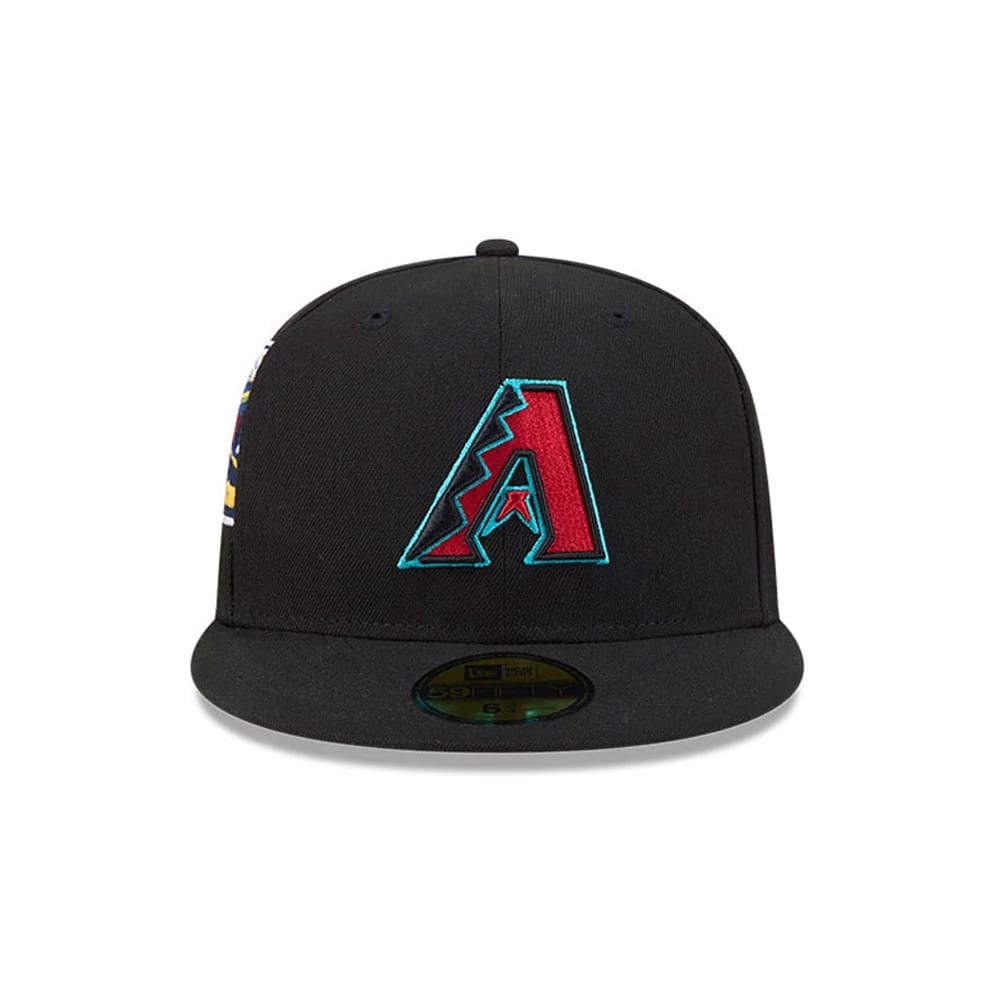 Arizona Diamondbacks MLB Hidden Hit Black 59FIFTY Fitted Cap-zelvios