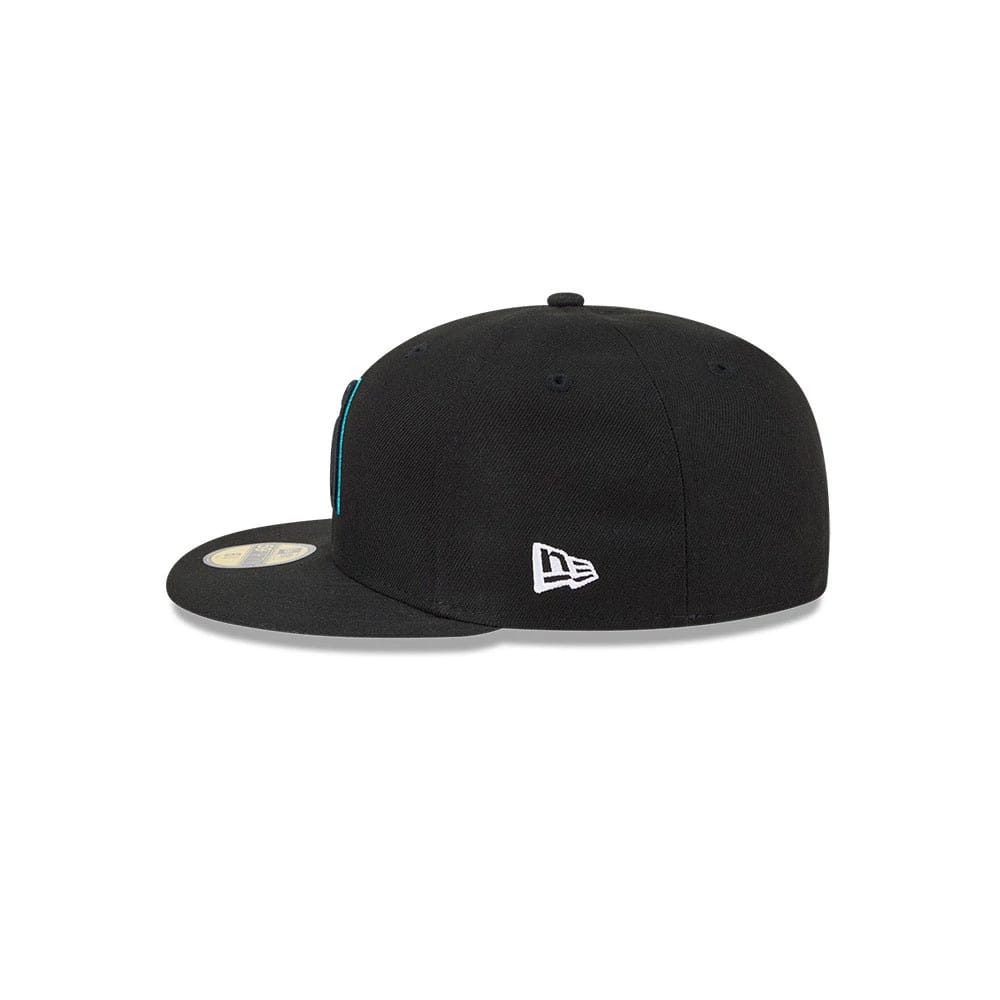 Arizona Diamondbacks MLB Hidden Hit Black 59FIFTY Fitted Cap-zelvios