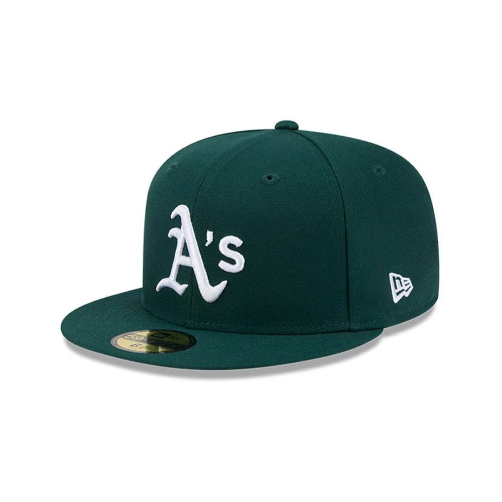 Athletics MLB Hidden Hit Dark Green 59FIFTY Fitted Cap-zelvios