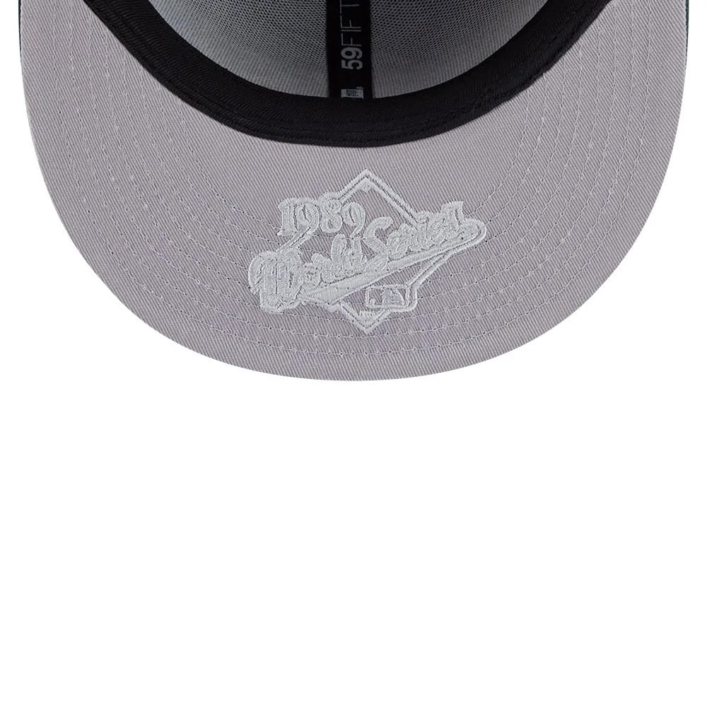 Athletics MLB Hidden Hit Dark Green 59FIFTY Fitted Cap-zelvios