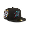 Miami Marlins MLB Hidden Hit Black 59FIFTY Fitted Cap-zelvios