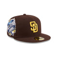 San Diego Padres MLB Hidden Hit Dark Brown 59FIFTY Fitted Cap-zelvios