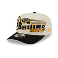 Boston Bruins NHL Classic White 9FIFTY A-Frame Snapback Adjustable Cap-zelvios