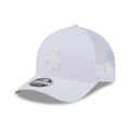 Chicago White Sox MLB Badged White 9FORTY M-Crown A-Frame Trucker Cap-zelvios