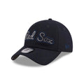 Boston Red Sox MLB Rhinestone Navy Casual Classic Adjustable Cap-zelvios